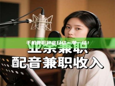 孟州手机兼职致富日结一单一结！